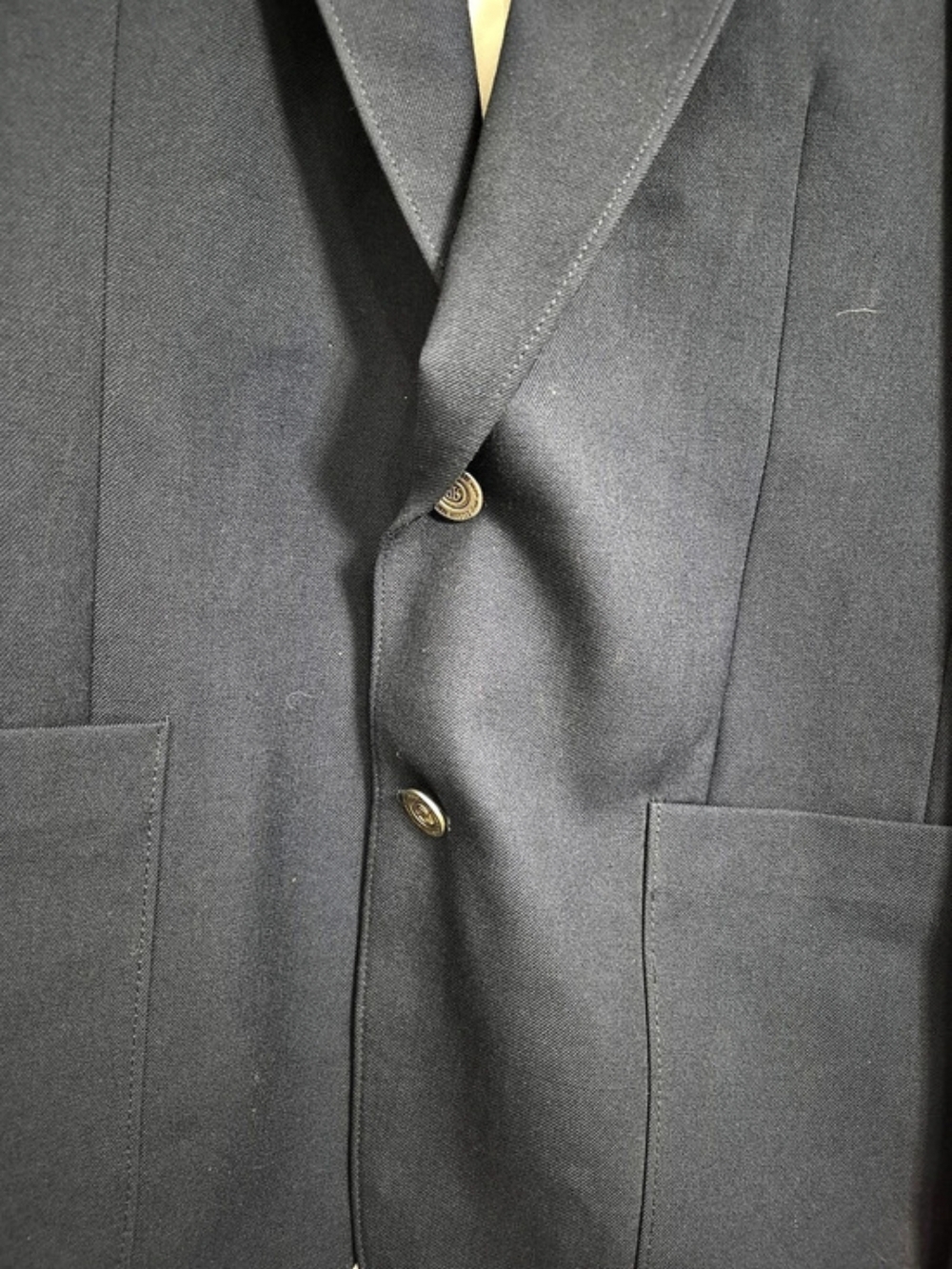 Nino Cerruti Paris-Diffusion Wool Linen Sport Coat in Black